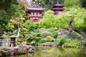 Japanischer Garten, Japangarten, Pagode