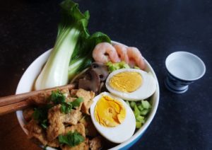 Ramen, Ramen Noodles, Ramen mit Pak Choi