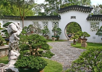 Japanischer Garten, Japangarten, Chinesischer Garten, Toreingang