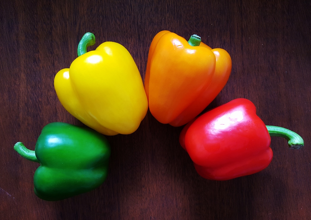 Paprika, Paprikas, Capsicum, Regenbogen