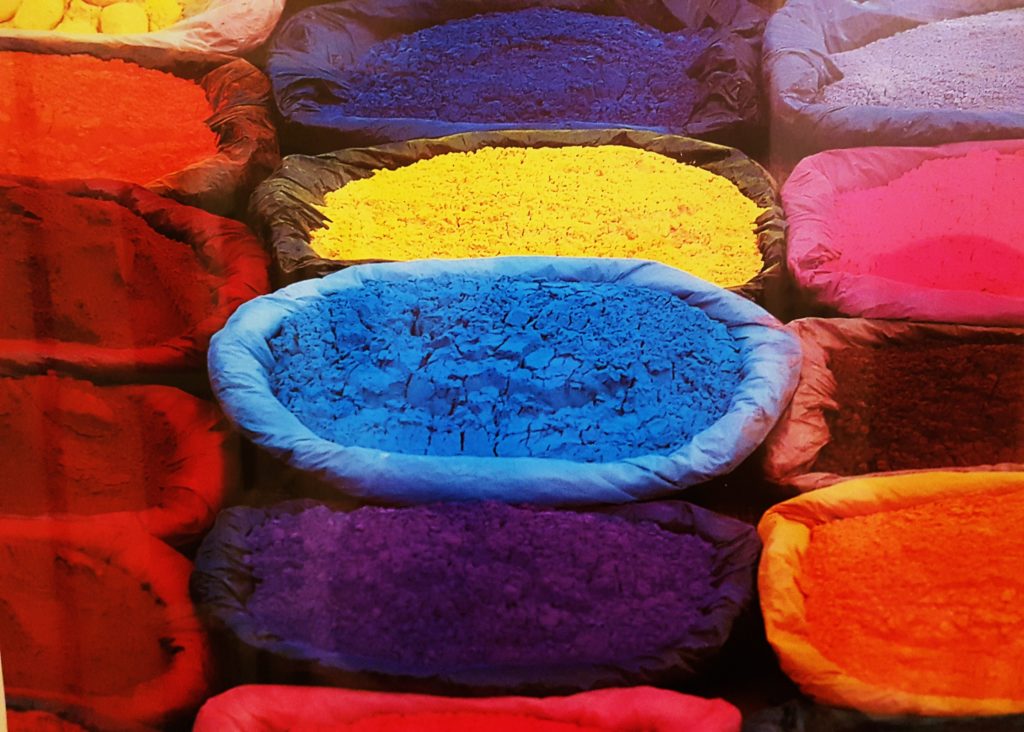 Indigo, Naturfarben, Farbpulver