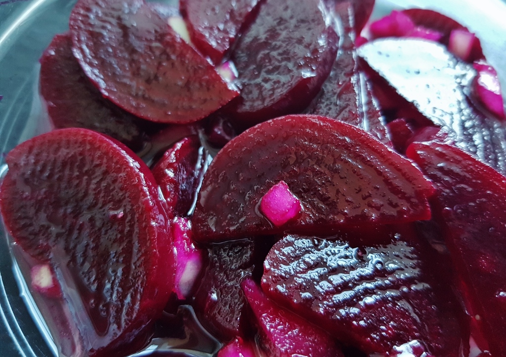Rote-Beete-Salat, Rödbetssallad, Rote Beete, Rote Rübe