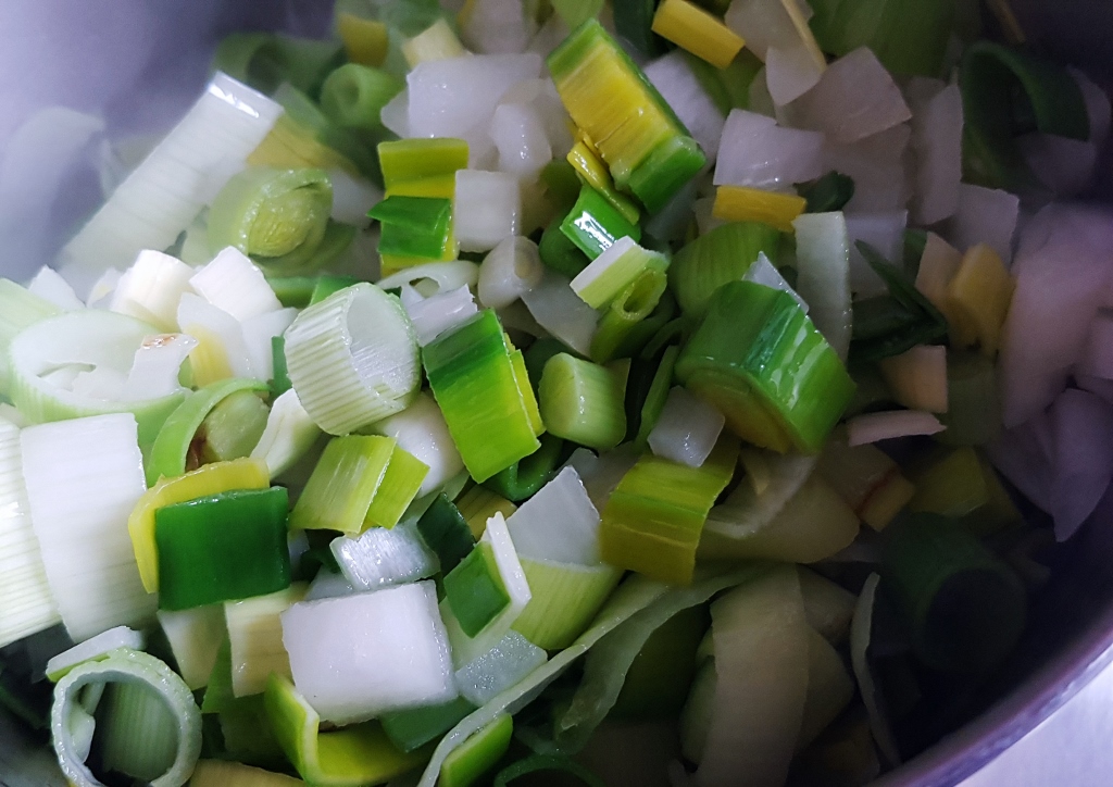 Lauchcremesuppe, Lauch, Lauchzwiebel, Lauchgemüse