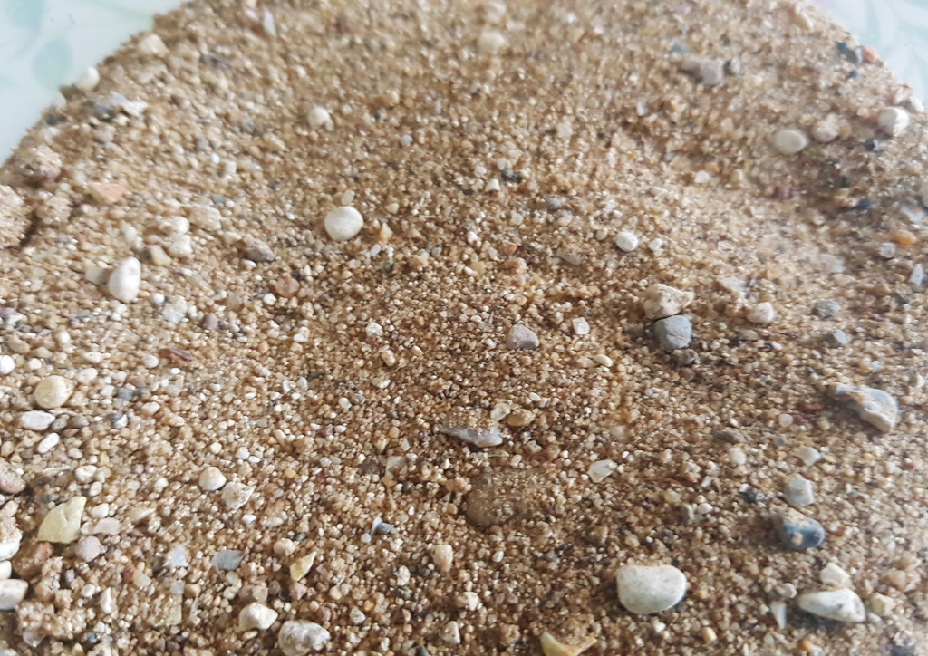 Gartenboden, Sand, scharfer Sand
