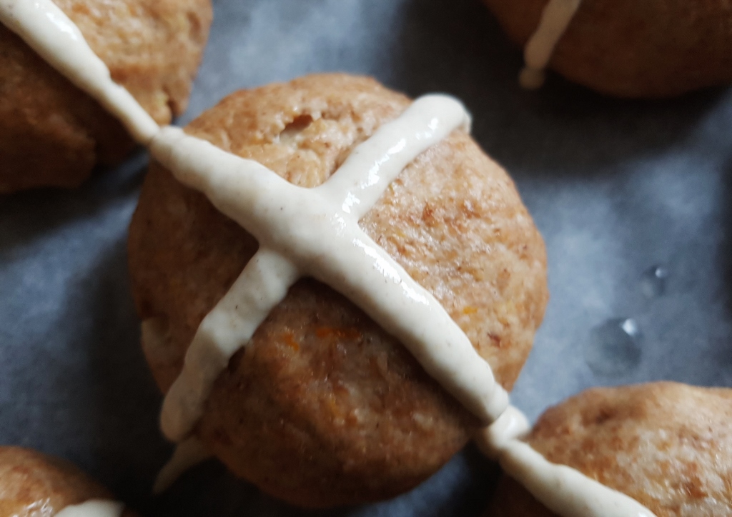 Ostara, Hot Cross Buns, Rezept, Teig