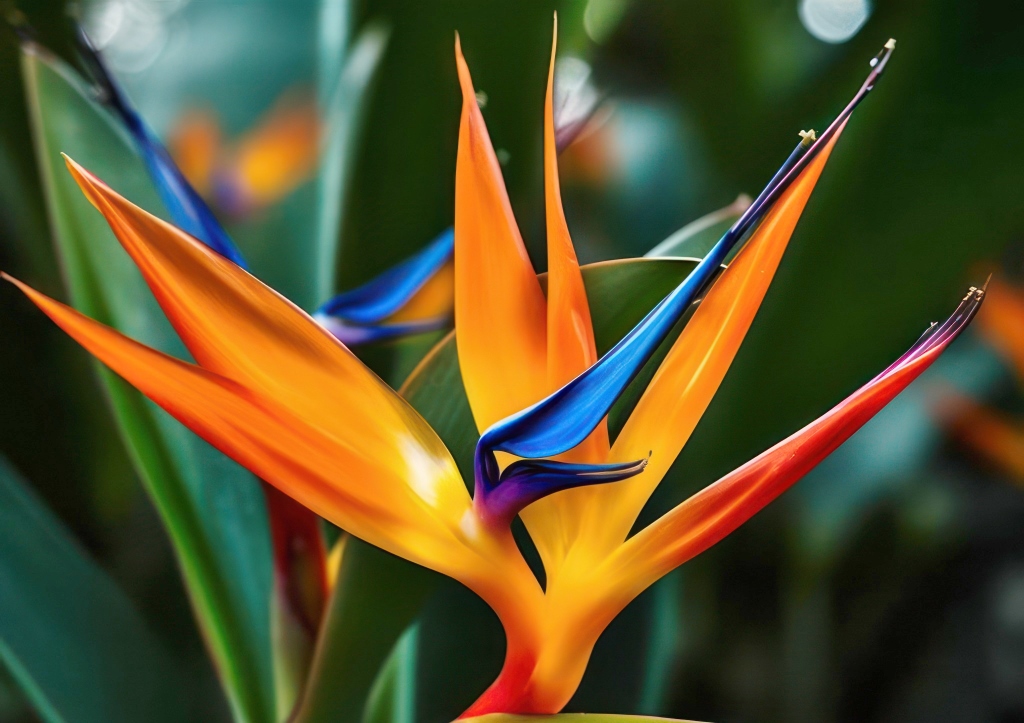 Paradiesvogelblume, Papageienblume, Strelitzie, Strelitzia, Königs-Strelitzie, Strelitzia reginae