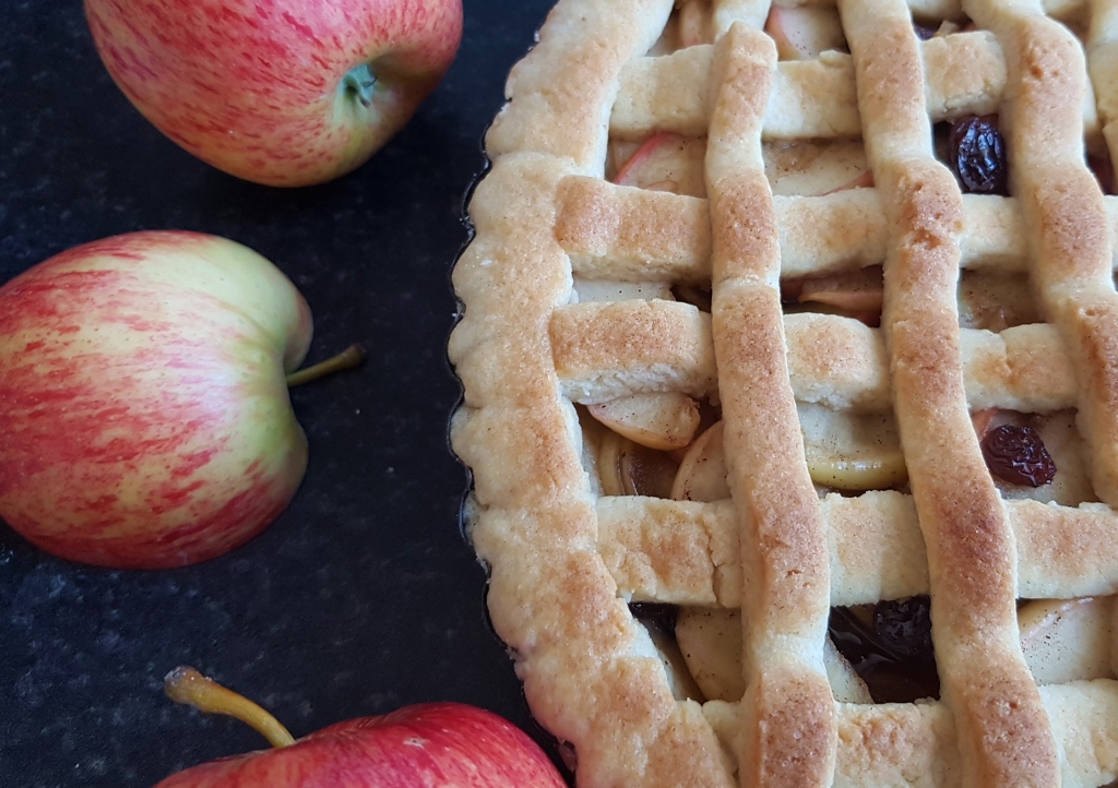 Apple Pie, Apfelkuchen, gedeckter Apfelkuchen