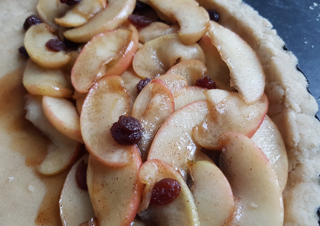 Apple Pie, Apfelkuchen, gedeckter Apfelkuchen, Füllung