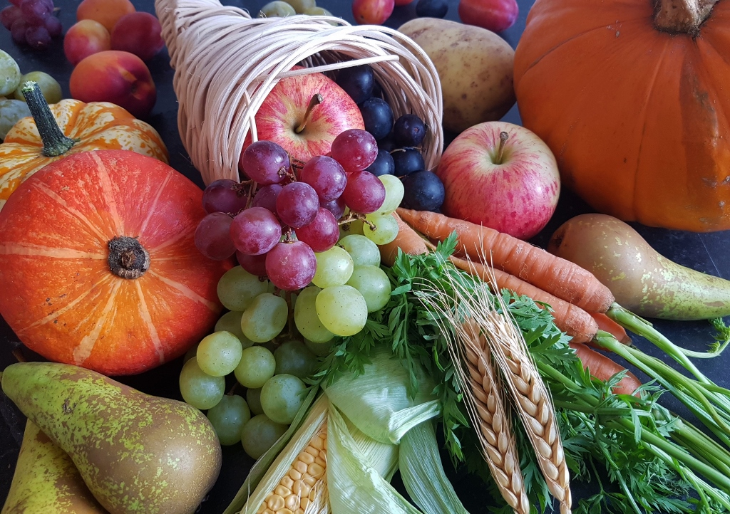 Mabon, Erntedank, Erntedankfest, Füllhorn, Ernte