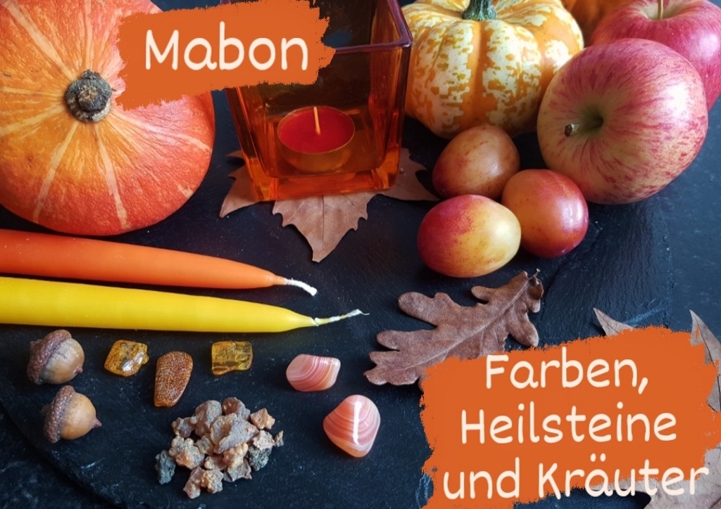 Mabon, Farben, Heilsteine, Kräuter