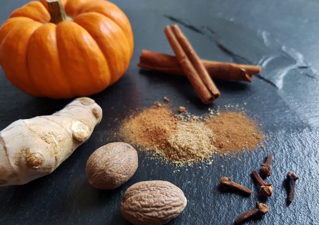 Pimpkin Spice, Kürbisgewürz, Zimt, Ingwer, Piment, Muskatnuss, Gewürznelken, Kürbisrezepte