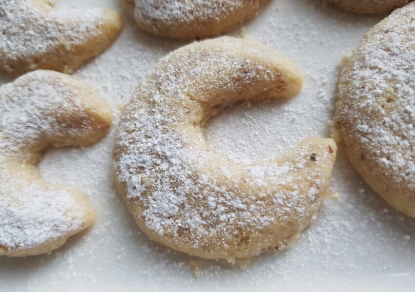 Vanillekipferl, Kipferl, Plätzchen, Weihnachtsplätzchen