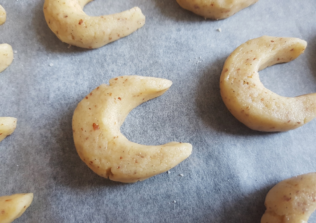 Vanillekipferl, Kipferl, Plätzchen, Weihnachtsplätzchen