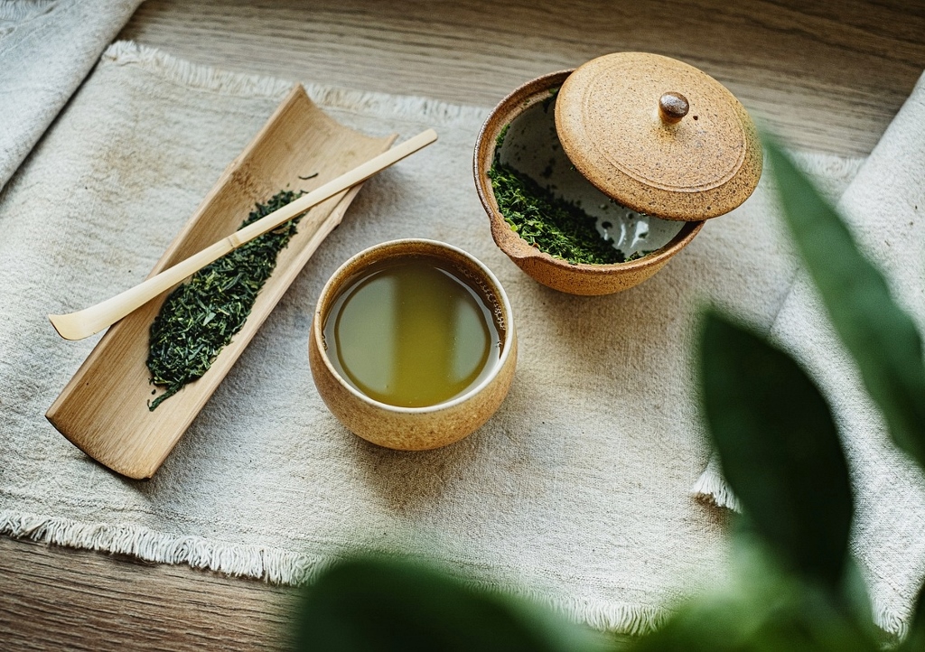 Tee, Teekräuter, Grüner Tee, Teepflanze, Kamelie, Camellia sinensis, Teestrauch