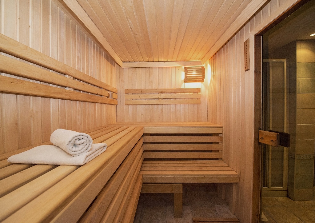 Sauna, Saunainnenraum, Holz, Gartensauna