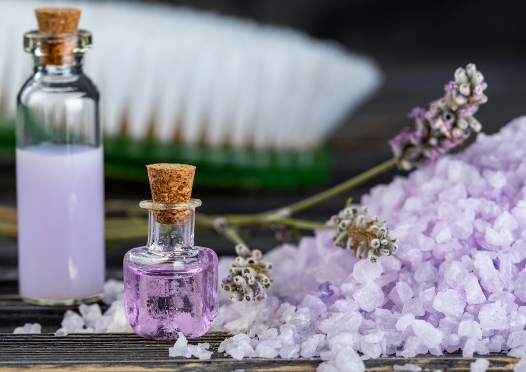 Wellnesskräuter, Lavendel, Badesalz