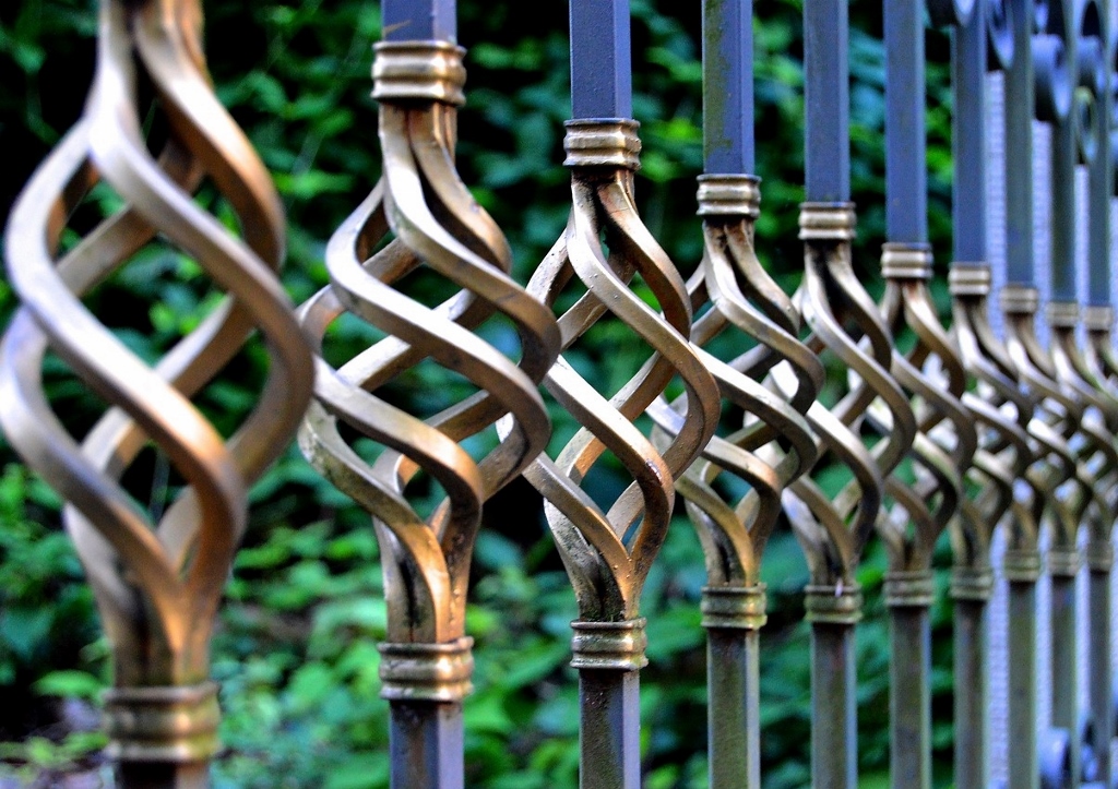 Gartenzaun, Gartenzäune, Zaun, Zäune, Eisenzaun, Zaun aus Schmiedeeisen