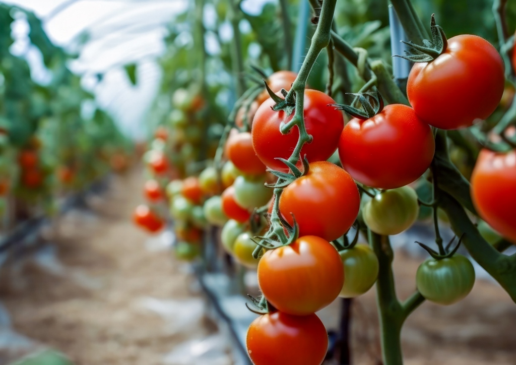 Gewächshaus, Tomaten