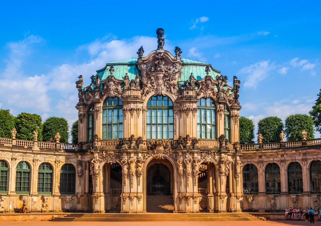 Gewächshaus, Orangerie, Wallpavillon, Dresden, Zwinger