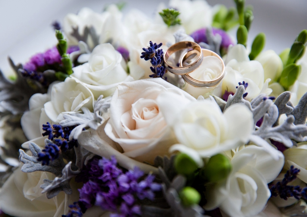 Blumen für die Hochzeit, Blumenstrauß