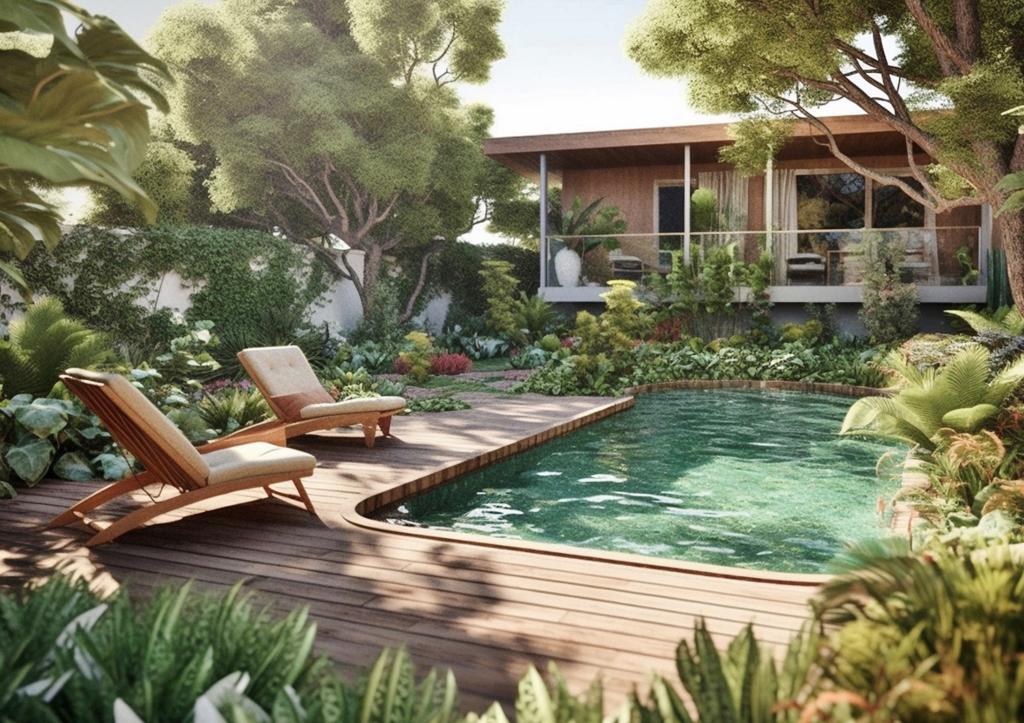 nachhaltiger Gartenpool, Poolbau, Naturpool