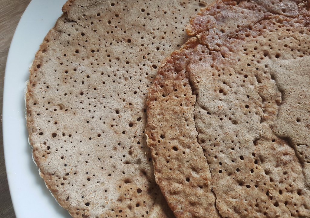 Fladenbrot, Injera, Teff-Brot, Äthiopisches Fladenbrot