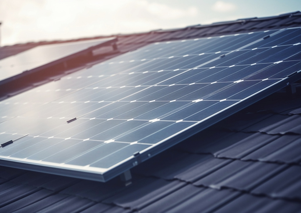 Fotovoltaik, Solaranlage, Solarkollektoren, Dach