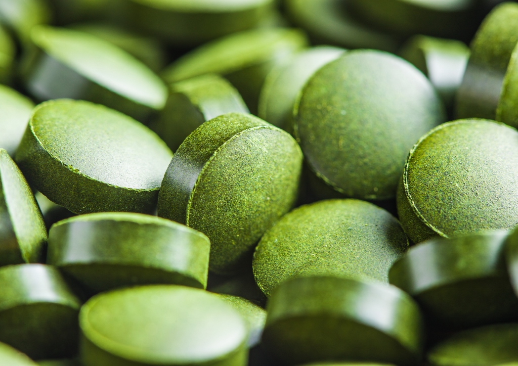 Chlorella, Chlorella vulgaris, Tabletten, Nahrungsergänzungsmittel