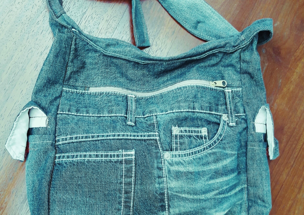 Tragetasche aus alter Jeans