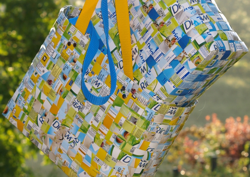 Upcycling, Tasche, Tetrapaks