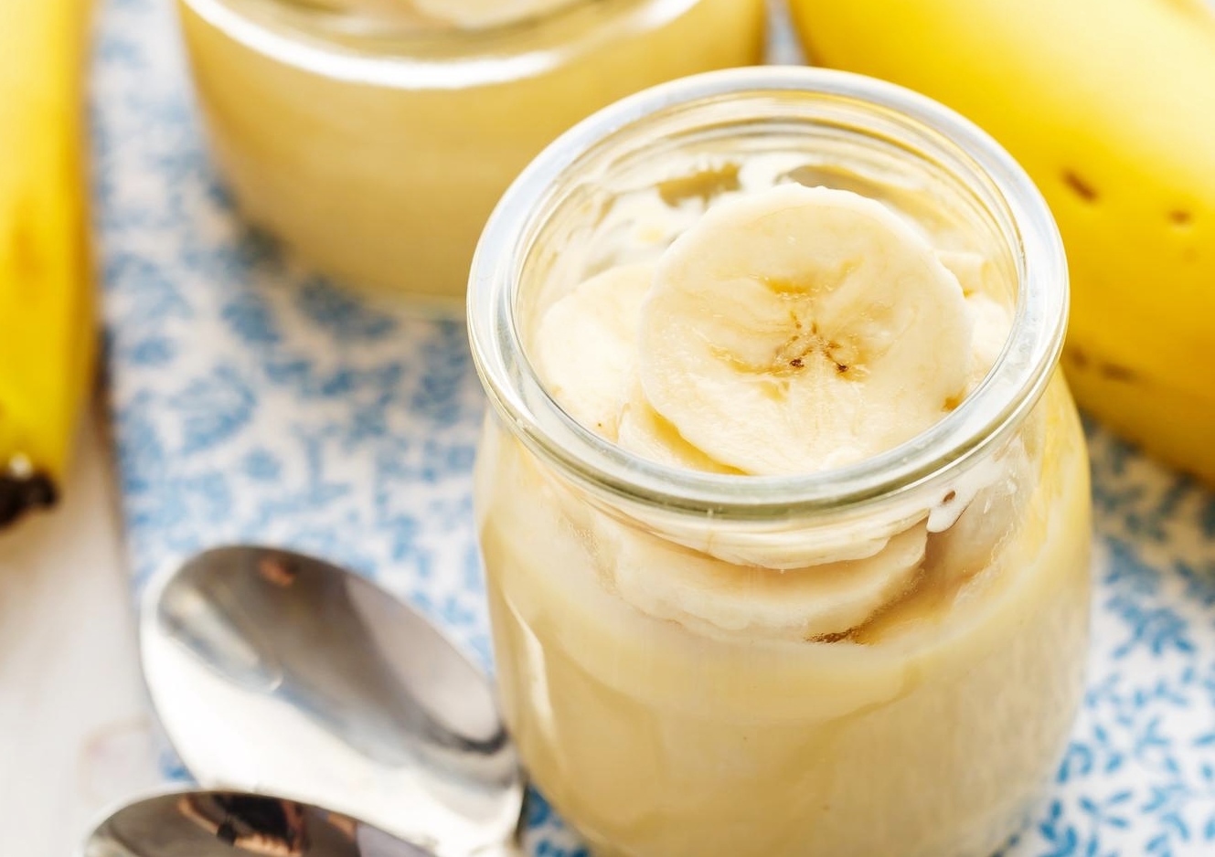 Haarmaske, Haarkur, Bananenpudding-Maske