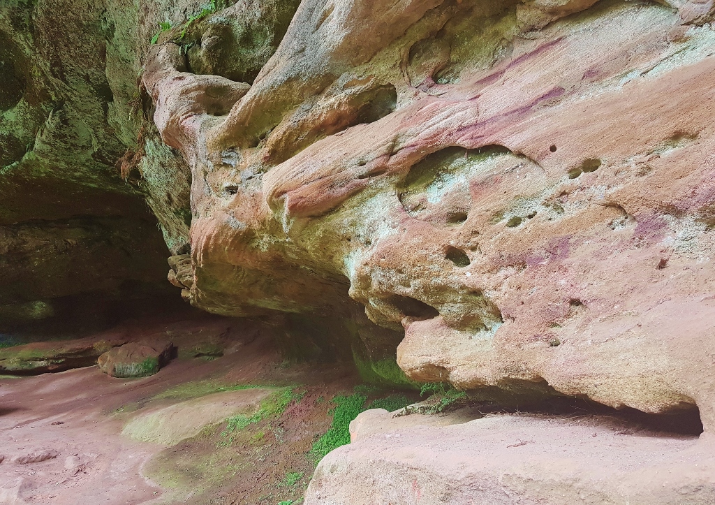 Schwarzachklamm, Schwarzenbruck, Schwarzach, Bayern, Gustav-Adolf-Höhle