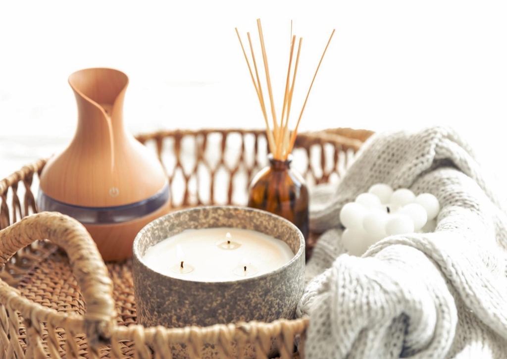 Aromatherapie, Diffuser, Duftkerze, Aromasticks